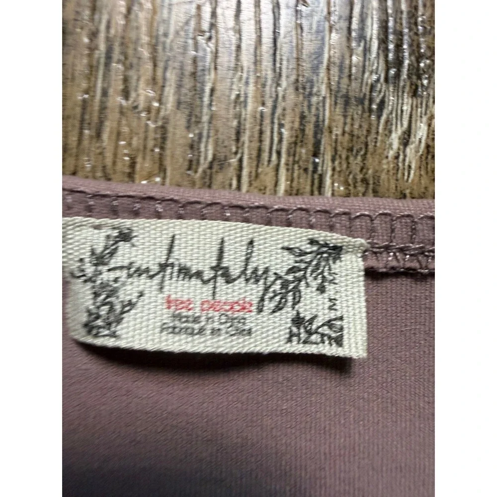 Intimately Free People Sleeveless High Neck Bodysuit Mauve Medium OB475470
